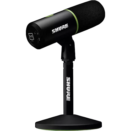 Shure MV6 USB Speech Microphone, Black - musicians--Friend