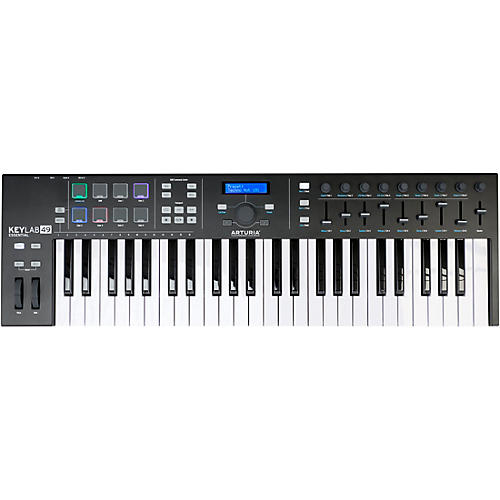 Arturia KeyLab Essential 49 MIDI Keyboard Controller Black Edition - musicians--Friend