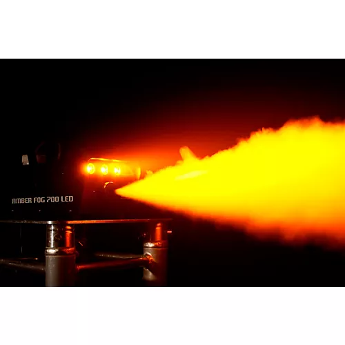 Eliminator Lighting Amber Fog 700 A 700 Watt Fog Machine With Amber LED's To Illumitae The Fog - musicians--Friend