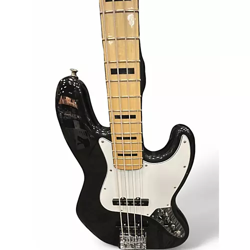 Used Fender Geddy Lee Signature Jazz Bass Black Electric Bass Guitar Black - musicians--Friend