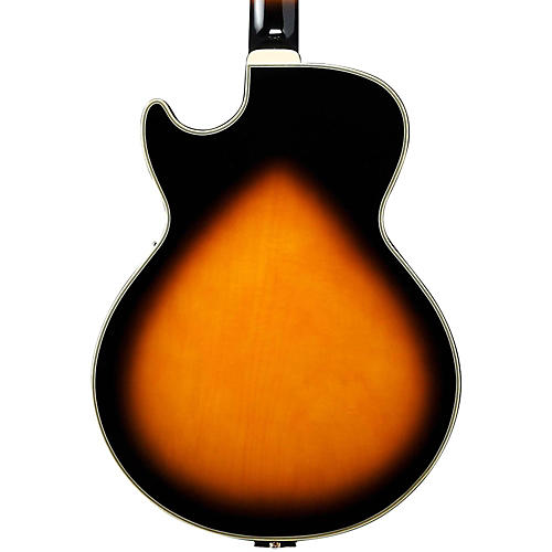 Ibanez GB Series GB10SE George Benson Signature Hollow Body Electric Guitar Brown Sunburst Tortoise Pickguard - musicians--Friend