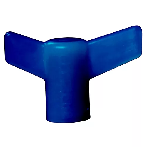 Barefoot Buttons WingMan Sky High Foot Control Knob Blue - musicians--Friend