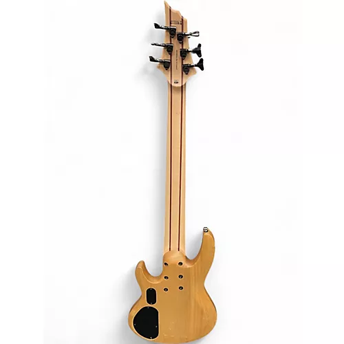 Used Esp  B206 6 String Spalted Maple Electric Bass Guitar Spalted Maple - musicians--Friend
