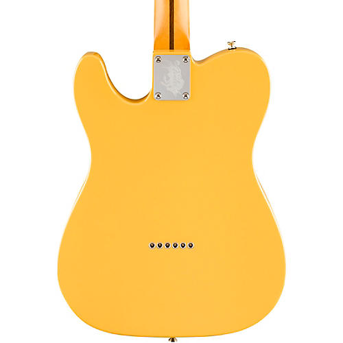 Fender Britt Daniels Telecaster Thinline Maple Fingerboard Electric Guitar Amarillo Gold - musicians--Friend
