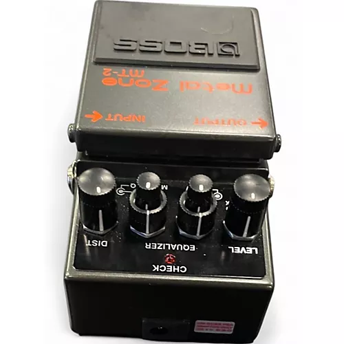 Used BOSS MT2 Metal Zone Distortion Effect Pedal - musicians--Friend