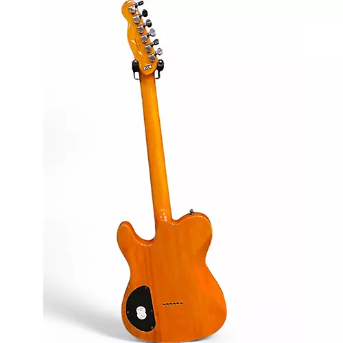 Used Fender Secial Edition Custom Telecaster FMT Amber Solid Body Electric Guitar Amber - musicians--Friend