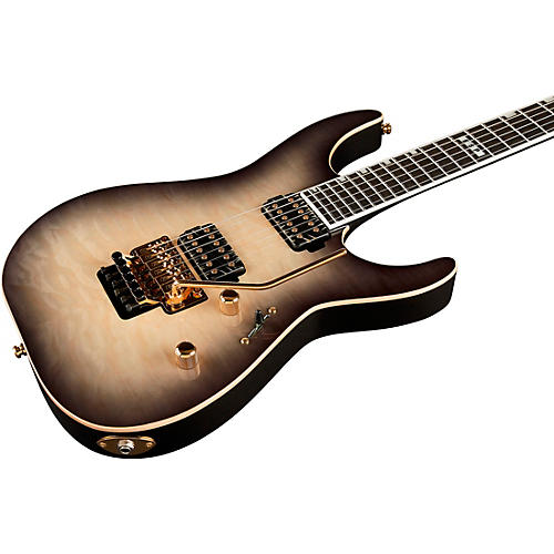 ESP E-II M-II Electric Guitar Black Natural Burst - musicians--Friend