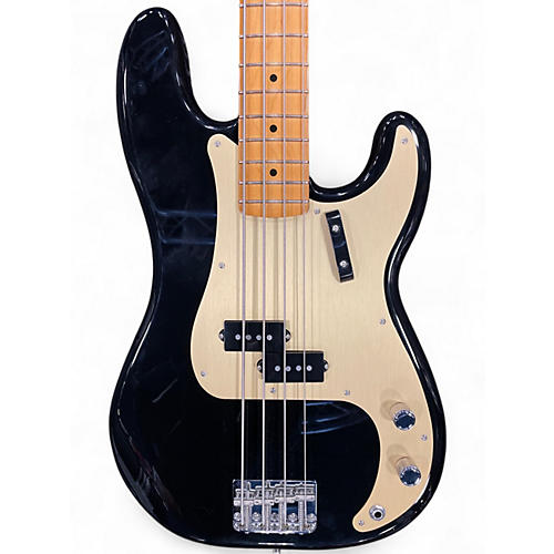 Used Fender VINTERA II 50'S P BASS Black Electric Bass Guitar Black - musicians--Friend