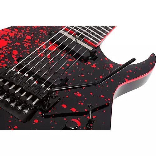 Schecter Guitar Research Sullivan King Banshee-7 FR-S Electric Guitar Obsidian Blood - musicians--Friend