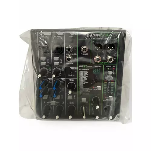 Used Mackie PROFX6 V3 Unpowered Mixer - musicians--Friend