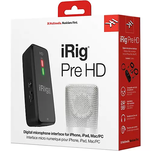 IK Multimedia iRig Pre HD Microphone Interface - musicians--Friend