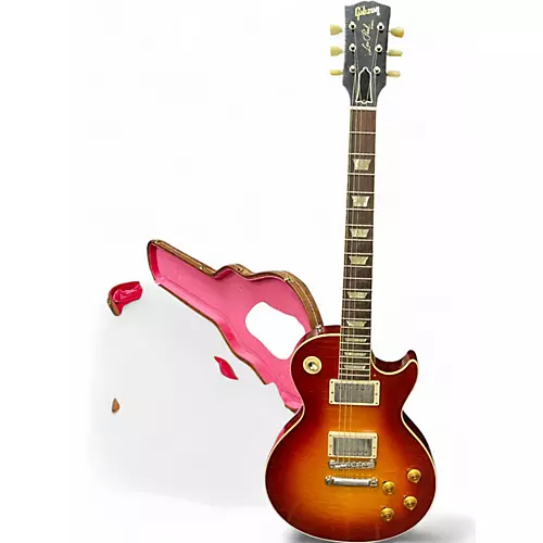 Used Gibson 1959 Reissue Murphy Aged Les Paul Heritage Cherry Sunburst Solid Body Electric Guitar Heritage Cherry Sunburst - musicians--Friend