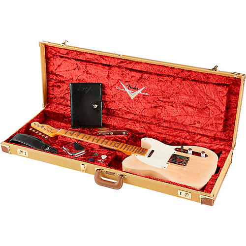 Fender Custom Shop Limited-Edition Tomatillo Telecaster Journeyman Relic Electric Guitar Natural Blonde - musicians--Friend