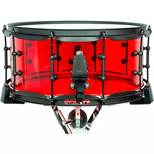 SJC Drums Josh Dun Torch Snare Drum 14 x 6.5 in. Yellow Acrylic - musicians--Friend