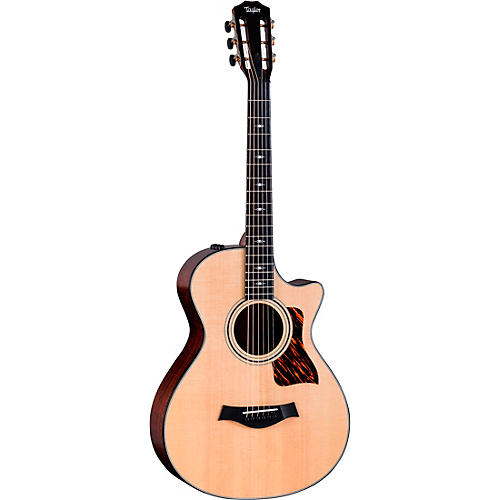Taylor 312ce 12-Fret Grand Concert Acoustic-Electric Guitar Natural - musicians--Friend