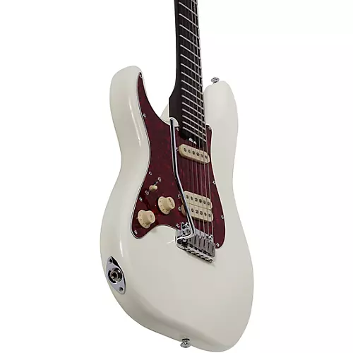 Schecter Guitar Research MV-6 Left-Handed Electric Guitar Olympic White - musicians--Friend
