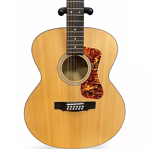 Used Guild F-2512e Natural 12 String Acoustic Electric Guitar Natural - musicians--Friend