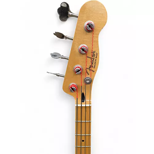 Used Fender Cabronita Precision Bass Black Electric Bass Guitar Black - musicians--Friend