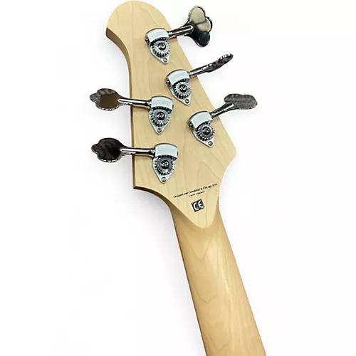 Used Lakland 55-02 Skyline Custom 5 String Pure White Electric Bass Guitar Pure White - musicians--Friend