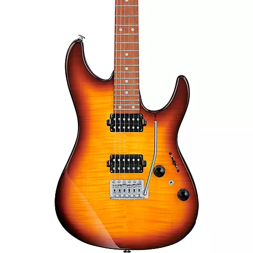 Ibanez AZ24S1F Standard Electric Guitar Transparent Black Sunburst - musicians--Friend