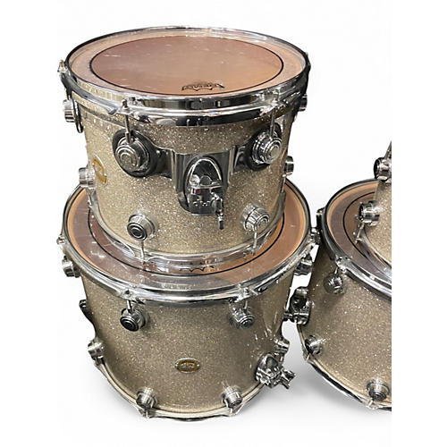 Used DW 7 Piece Collector's Series Broken Glass Drum Kit Broken Glass - musicians--Friend