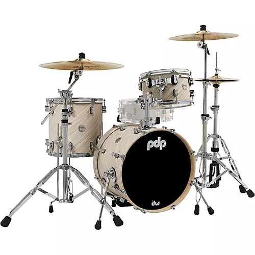 PDP by DW Concept Maple 3-Piece Bop Shell Pack Satin Black - musicians--Friend