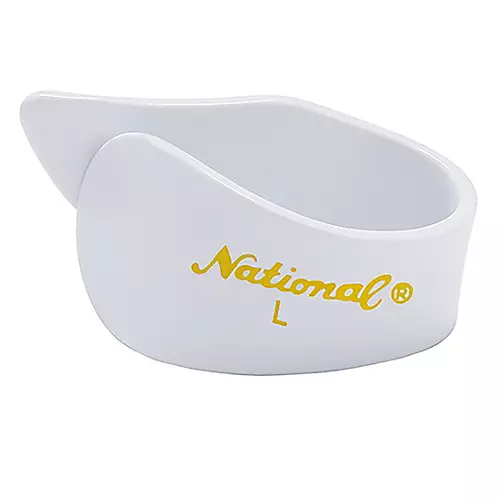 D'Addario National Thumb Pick, Large White Celluloid 12-Pack - musicians--Friend