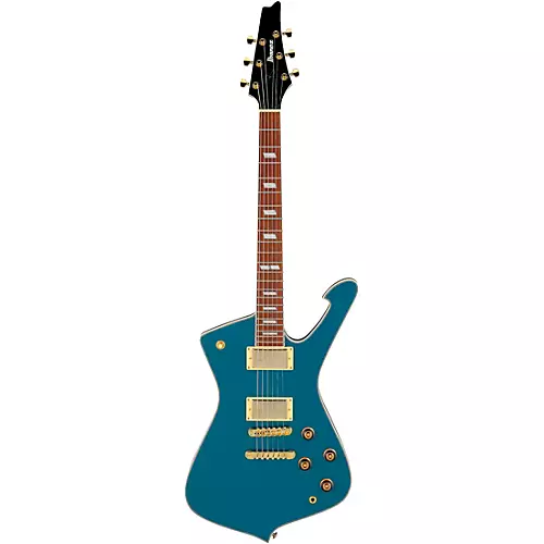 Ibanez Iceman Electric Guitar Antique Blue Metallic - musicians--Friend