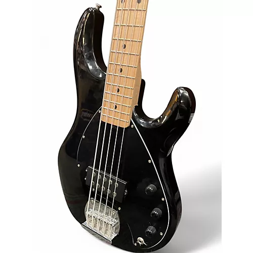 Used Sterling by Music Man STINGRAY 5 Black Electric Bass Guitar Black - musicians--Friend