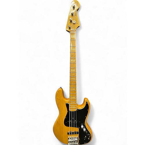Used 2007 Fender MIJ MARCUS MILLER JAZZ BASS Natural Electric Bass Guitar Natural - musicians--Friend
