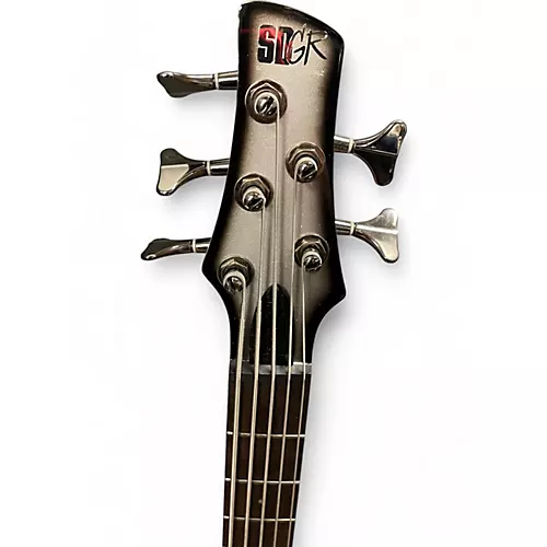 Used Ibanez SR305 5 String Silverburst Electric Bass Guitar Silverburst - musicians--Friend