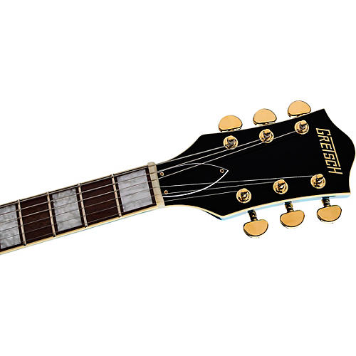 Gretsch Guitars G2655TG Streamliner Center Block Jr. Double-Cut with Bigsby LTD Electric Guitar Riviera Blue - musicians--Friend