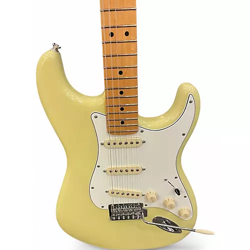 Used Fender 70TH ANNIVERSARY PLAYER STRATOCASTER HIALEAH YELLOW Solid Body Electric Guitar HIALEAH YELLOW - musicians--Friend
