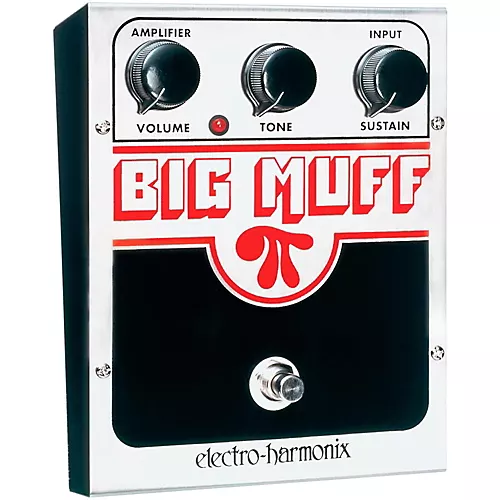 Electro-Harmonix Classics USA Big Muff Pi Distortion/Sustainer Guitar Effects Pedal - musicians--Friend