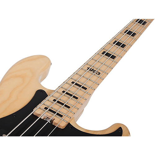 Schecter Guitar Research Justin Beck V Ani 4-string electric bass Gloss Natural - musicians--Friend