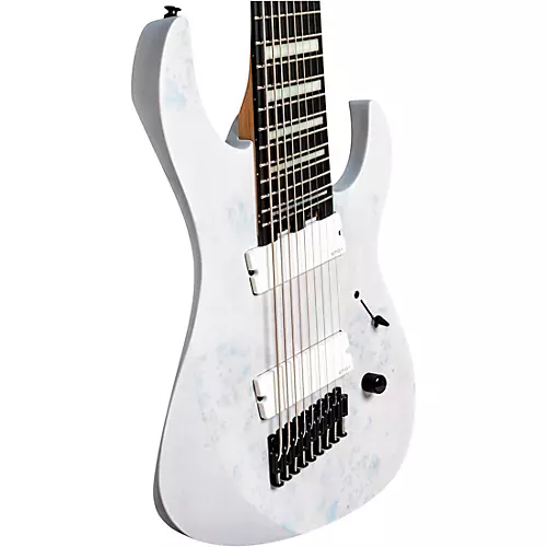 Legator LM-9 Lucas Mann Ninja 9-String Multi-Scale Signature Electric Guitar Trans White - musicians--Friend
