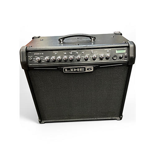 Used Line 6 Spider IV 75W 1x12 Guitar Combo Amp - musicians--Friend