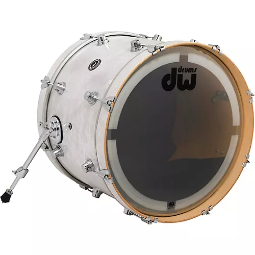 DW DWe Wireless Acoustic/Electronic Convertible Bass Drum 20 x 14 in. Finish Ply White Marine Pearl - musicians--Friend