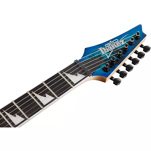 Ibanez GRGR221PA GRG Series 6-String Electric Guitar Aqua Burst - musicians--Friend