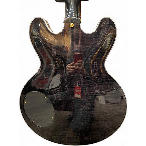 Used Gibson CUSTOM BB KING LUCILLE LEGACY TRANSPARENT EBONY Hollow Body Electric Guitar TRANSPARENT EBONY - musicians--Friend