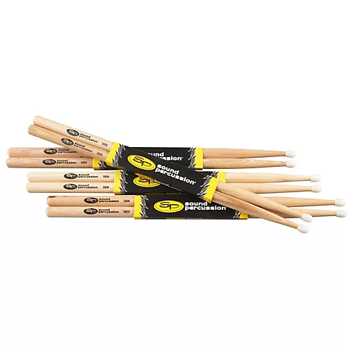 Sound Percussion Labs Hickory Drum Sticks 4-Pack Funk Wood - musicians--Friend