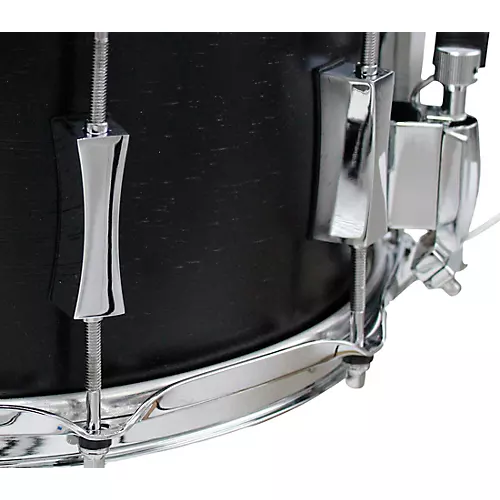 Pork Pie Black Belt Snare Drum in Flat Black 14 x 6.5 in. - musicians--Friend