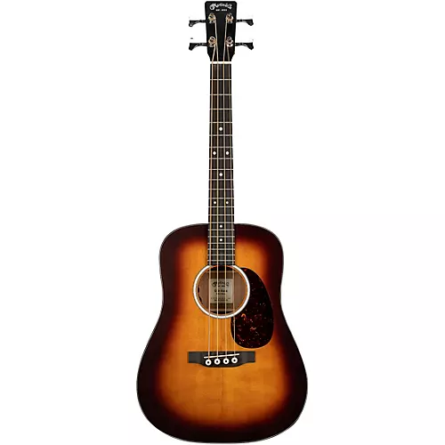Martin DJR-10E Acoustic-Electric Bass Guitar Sunburst - musicians--Friend