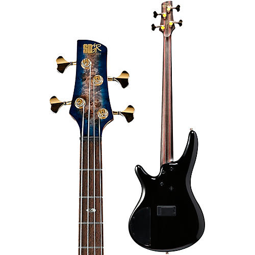 Ibanez SR2600 Premium Bass Guitar Cerulean Blue Burst - musicians--Friend