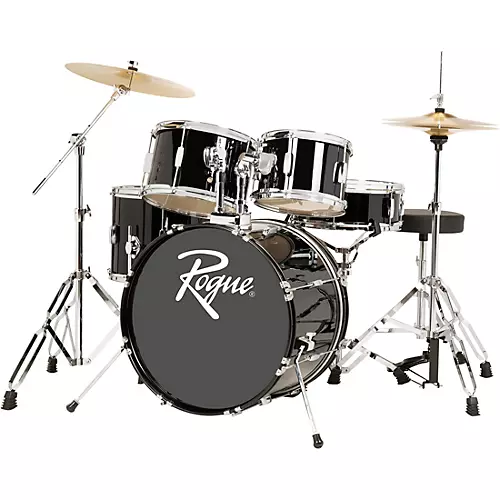 Rogue RGD0520 5-Piece Complete Drum Set Dark Red - musicians--Friend