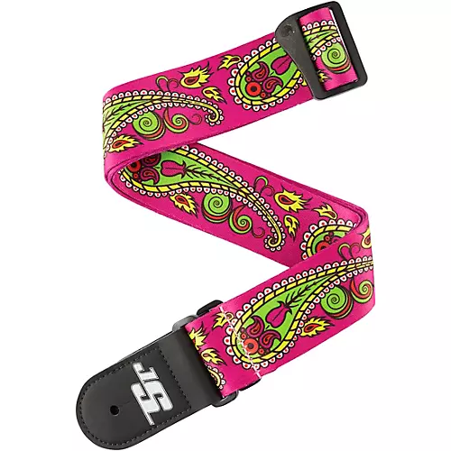 D'Addario Joe Satriani Strap - Purple Red 2 in. - musicians--Friend