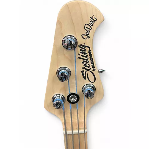 Used Sterling by Music Man Joe Dart Signature Natural Electric Bass Guitar Natural - musicians--Friend