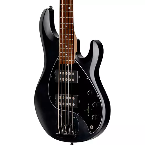 Sterling by Music Man StingRay 5 RAY5 HH Bass Stealth Black - musicians--Friend