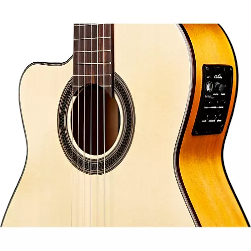 Cordoba GK Studio Left-Handed Flamenco Acoustic-Electric Guitar Natural - musicians--Friend