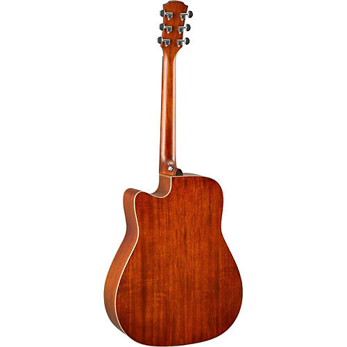 Yamaha A-Series A1M Cutaway Dreadnought Acoustic-Electric Guitar Transparent Black - musicians--Friend